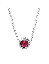 Disney, Belle 's Radiant Rose encanto de pandora, Cerise cristales & Circonita Cúbica 792140 NCC