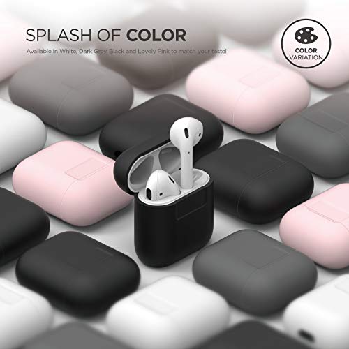elago Premium Silicone AirPods Case Designed for Apple AirPods 1 and 2, Front LED Visible [Lovely Pink] - Thumbnail 7