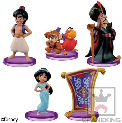 Disney Characters World Collectable Figure story.04 "Aladdin" All 5 sets