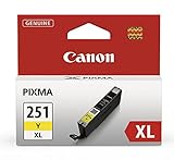 Canon CLI-251XL Yellow Ink Tank Compatible to MG6320 , IP7220 & MG5420, MX922, MG5520, MG6420, MG7120, iX6820, iP8720, MG7520, MG6620, MG5620