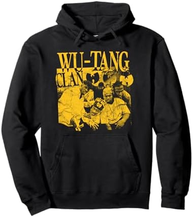 Amazon.com: Wu-Tang Clan Hoodie Band Logo Official Unisex Navy