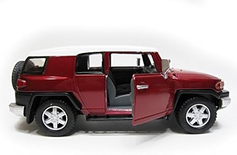 Amazon 1 36 トヨタ Fjクルーザー 赤 ダイキャストメタル プルバック ミニカー Toyota Fj Cruiser プルバックカー おもちゃ