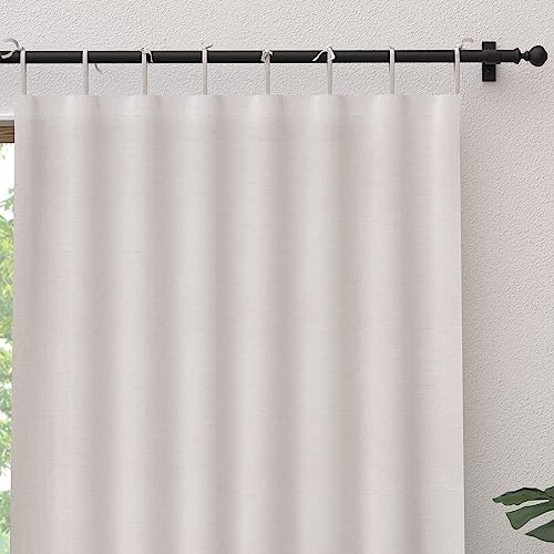 Soleil d'ocre Panama Tenda con nodi, in cotone, Bianco, 140 x 250 cm