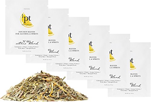 Teroforma 1pt CITRUS Infusion Blend for Alcohol & Spirits – Flavor Infuser Packets for Home Infusion (Party Pack, 6 Packets)