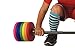 WOD Toys Colored Bumper Plates Mini - Add On Bumper Plates for The Barbell Mini - Safe, Durable Fitness Toys for Kids (Pink)