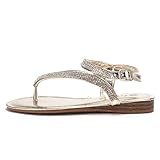 DREAM PAIRS SERPENT Girl's Rhinestones Strap Gladiator Flat Sandals Kids