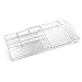 InterDesign Rain Expandable Cosmetic Drawer Organizer for Vanity Cabinet to Hold Makeup, Beauty Products - Clear