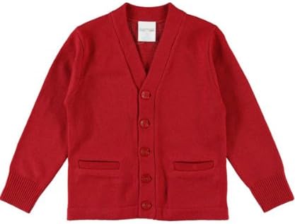 Elderado 2-Pocket Unisex Cardigan - red, 18 - 20