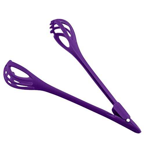 Clearance Sale!UMFun 2 in 1 Multi-function Egg Mixer Blender Whisk Hand Egg Beater Bread Clip Mixer (Purple)