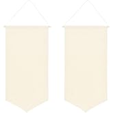 2 Pcs Pin Display Banner for Badges, Buttons and Brooch Collections | Long Lasting Cotton Canvas, Large Storage Capacity, Foldable Design, Space-Saving Storage