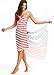 Womens Dresses Summer Bikini Cover Ups Swimsuit Beach Sexy American USA Flag Sleeveless Backless Dress Wrap (M) Picture Color