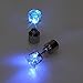 VANKER 1 Pair Blue- Creative Unisex Led Light Blinking Ear Studs Earrings Earings Ear D¨¦cor
