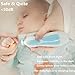 Baby Nail File Trimmer,Safe Electric Baby Infant Nail Filer with Light,Battery of Newborn Nails Care Clippers for Baby Fingernail (9 Replacement Grinding Head) (Upgraded Version)