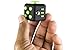 Fidget Cube - Fidget Box - Relieves Stress And Anxiety for Children and Adults - ADHD Toy (Black and Green)