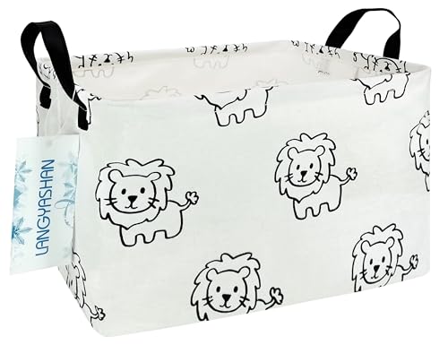 Lion Collapsible Storage Basket Organizer