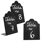 Set of 3 Black Decorative Write On Wedding Signs / Mini Erasable Chalkboards / Cafe Specials Boards