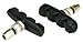 Schwinn Bike Brake Pads with Threaded Post, Designed for Linear Pull Brakes, Heavy-Duty Braking Material, Curved Design for Rim Contact, Brake Pads Replacement for Most Bikes