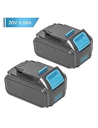 6 Ah para Dewalt 20 V batería de repuesto DCB207 DCB203 MAX ion de litio XR DCB205 DCB201 DCB200 DCB1720 DCB204 DCB203 DCD985B herramientas de alimentación inalámbricas para baterías Dewalt 20 V 6ah -2Packs