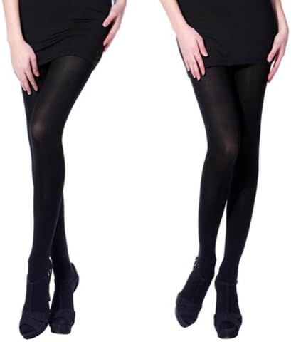 Selene Allure Women's 680d Anti-varicose Veins Stovepipe Stockings Leggings Pantyhoses (S, Black)