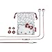 iHome Hello Kitty Noise Isolating Earbuds with in Line Microphone and Protective Pouch (Si-M15HY.FXV6)
