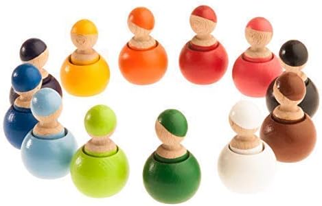 Handmade game gnomes in pots