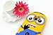 Galaxy S7 Edge Case, Despicable Me Minion Cute 3D Cartoon Lovely Soft Gel Rubber Silicone Skin Case Cover for Samsung Galaxy S7 Edge (2 Eyes, Blue)