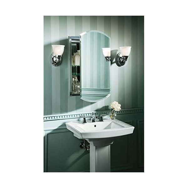 KOHLER K3073NA Archer Frameless 20 inch x 31 inch Aluminum Bathroom