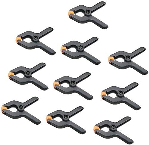 10 Pieces Black Backdrop Clamps Strong Spring Clamps Suit for Muslin ...