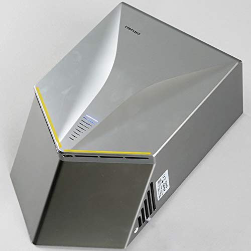 interhasa! Automatic Hand air Dryer, Hand Dryer, Powerful 1000W, Dry Hands in 6s, Low Noise 60 dB, ABS Material, for Home or Commercial Bathrooms, Hotel, Restaurant(Grey, 110V) - Thumbnail 3
