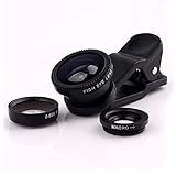 Luckymall 3 in 1 Mobile Phone Camera Lens Kit: Fish eye Lens + 2 in1 Macro Lens& Super Wide Angle Phone Lens Kit for Samsung Galaxy J7 J5 E7 GRAND Max GRAND Prime CORE Prime CORE Max