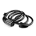 Tcamp Bike Accessories Include LED wired Bike Computer, Black Self Coiling Cable Password Bike Lock and 16 in 1 Multi-Function Cycling Mechanic Repair Tool Kit