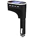 Btopllc Car FM Transmitter MP3 Player Car Kit, Wireless FM transmitter with Bluetooth, support USB/ Micro SD card Music Playing, Built-in Microphone, Hands Free Calling USB Charging and - Black