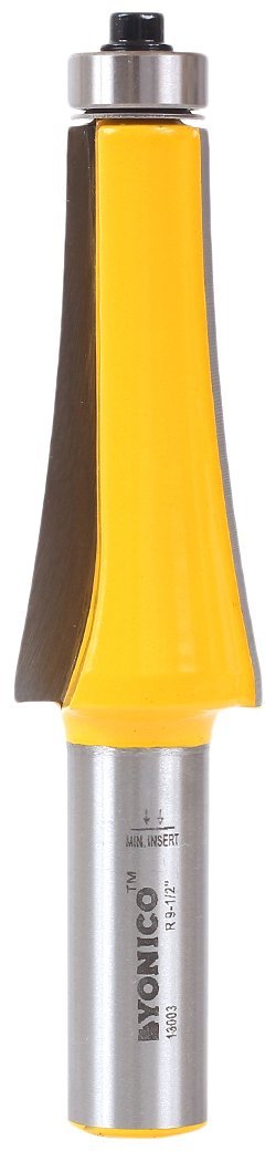 Yonico 13003 9-1/2-Inch Radius Guitar Finger Board Radiusing Router Bit 1/2-Inch Shank