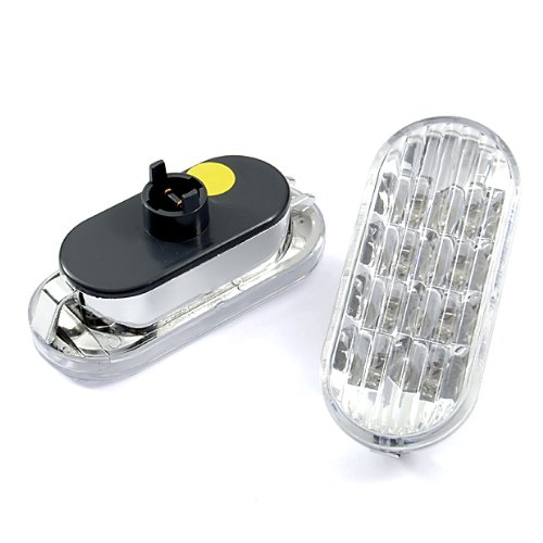 Clear Amber Led Side Marker Lights Pair Brand New For 1999 to 2004 Golf Jetta Bora 1998 to 2004 Passat B5 B5.5