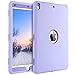 BENTOBEN Case for iPad Air (3rd Generation)10.5 2019/ iPad Pro 10.5 2017, 3 in 1 Heavy Duty Shockproof Rugged High Impact Resistant Hybrid Hard PC Soft Silicone Full Body Protective Table Case, Purple