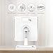 Anjou Makeup Mirror with Lights and Magnification 1X,2X,3X,10X, Lighted Vanity Mirror with Touch Screen Dimmable, Trifold Mirror with Lights and 360 Degree Rotation