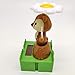 Flameer Solar Power Dancing Squirrel Weaving Hands Figure Statue Animal Model Figurine Kid Educational Toy Gift Home Decor