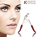 KIPOZI Eyelash Curler, Professional Lash Curler with 4 Refills Pads, Long Lasting and Natural Curling, No Pinching, Fits All Eye Shapes Get Gorgeous Eyelashes in Seconds