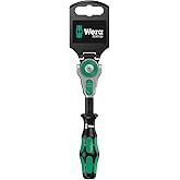 Wera Zyklop 8000 A SB Ratchet, Square Socket 1/4-Inch