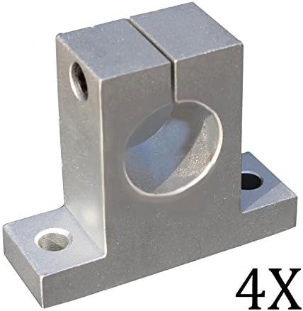 Pack of 4Pcs SK12 SH12A 12mm Linear Rail Shaft Support Block for Cnc Linear Slide Bearing Guide Cnc Parts