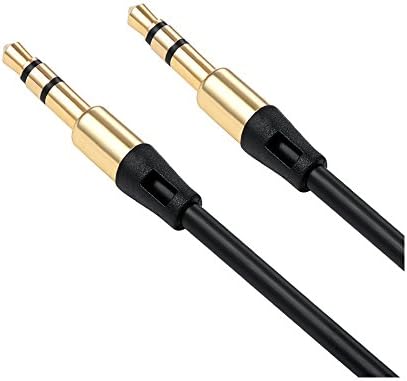 PIWEI 3.5mm Auxiliary Audio Cable (3ft/1m) Male to Male Aux Cord / Aux Cable for iPhone, iPad, iPod, Beats Hi-Fi Headphones, Taplets, Laptops, Audio Speakers, Home / Car Stereos and More (Black)