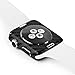 ArmorSuit Black Carbon Fiber Skin Back Protector Film + HD Clear Screen Protector for Apple Watch 42mm (Series 1) - HD Clear