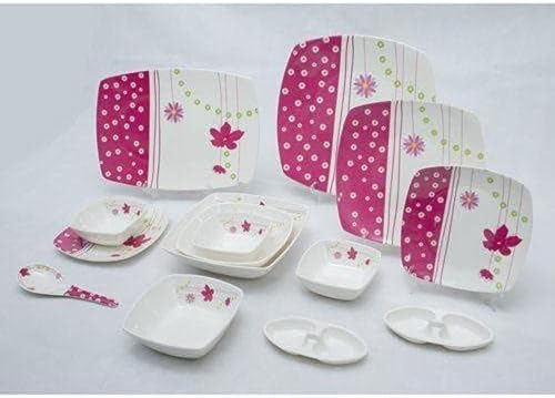Yara Square Melamine Tableware And Dinnerware Set 38 Pcs price