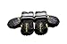 My Busy Dog Water Resistant Dog Shoes with Two Reflective Fastening Straps and Rugged Anti-Slip Sole | Dog Boots Perfect for Small Medium Large Dogs | Size Chart in Pictures (Size 1, Black)