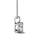 AllenCOCO 14K Gold Plated 2.0 Carat (D Color, VVS Clarity) Simulated Diamond CZ Solitaire Silver Pendant Necklace 16
