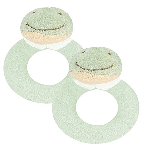 Angel Dear Froggy Ring Rattle Set of 2