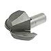 Uxcell 0.5-Inch Shank 1.5-Inch 2 Flute Radius Core Box Router Bit