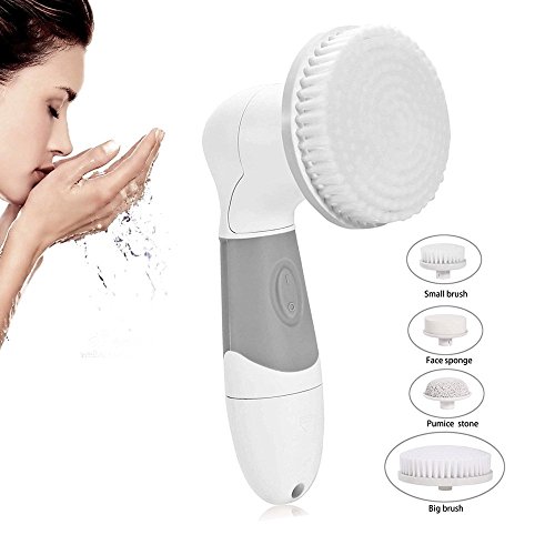 Buy Facial and Body Cleansing Brush 4in1 Kit, Waterproof Best Deep