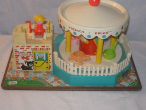 vintage fisher price merry go round