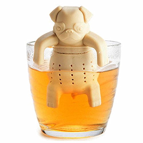 OPPOHERE-Pug-in-A-Mug-Silicone-Tea-InfuserPack-of-1